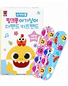 Snack Barn 韓國Baby Shark卡通膠布 [標準型 韓國製造] 16片裝