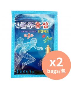 Snack Barn 韓國紅蔘漢方舒緩貼 [韓國進口] 20片裝x2包