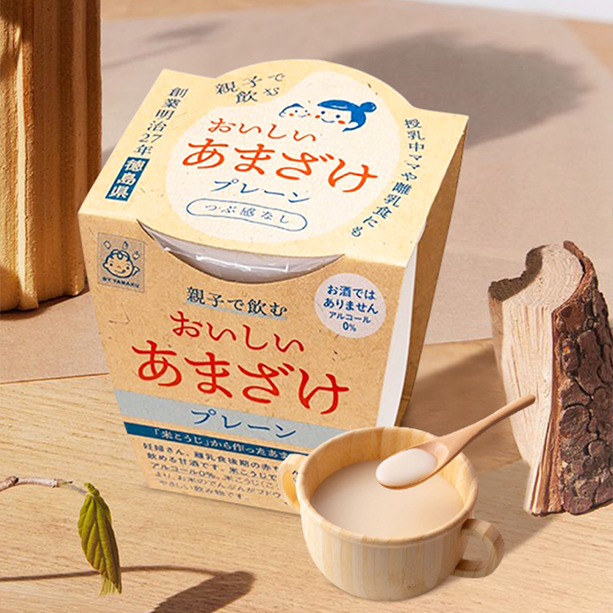 Yamaku 特製親子甘酒 日本進口 桃味 180mlx3 天然斷奶食品 無酒精