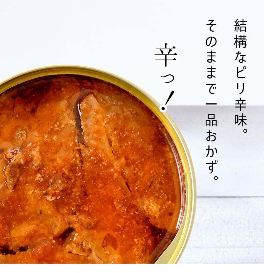 Fukui　Canned　1個|　180g　Foods　福井缶詰鯖味付缶詰唐辛子入り[日本進口]　海鮮